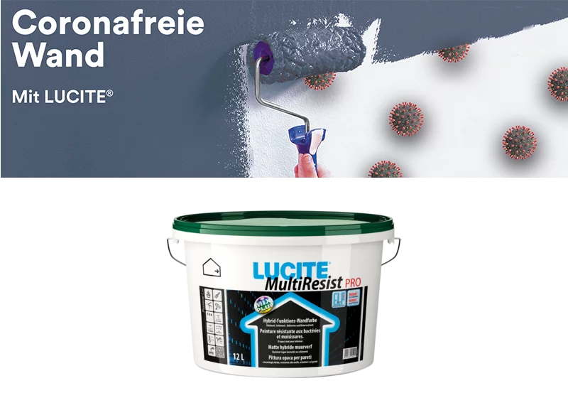Lucite — virenresistente Wandfarbe